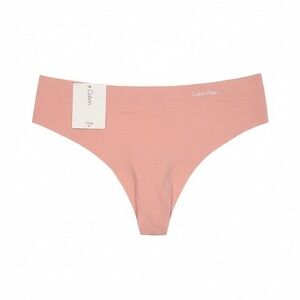 Calvin Klein Women's Pink Seamless Thong Underwear, Size XS, NWT